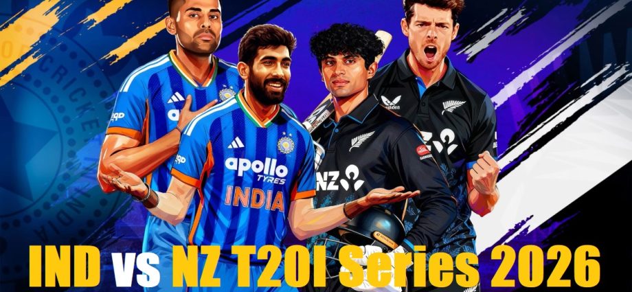 New Zealand Tour of India T20 Series 2026